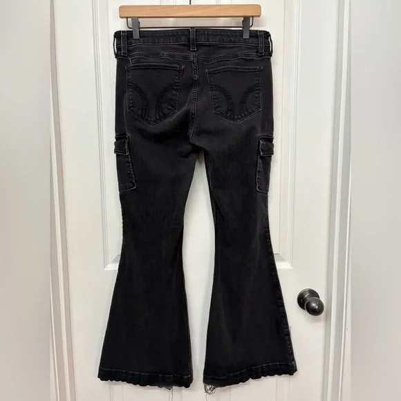 Black Vintage Flare Jeans | Hollister 9/8S - Picture 2 of 10